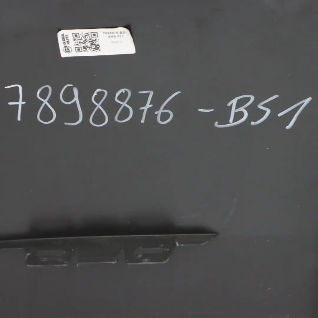BMW F01 Zderzak Tylny M-Pakiet Panel Osłona Black Sapphire Czarny - 475 - SKU 7898876-BS1 - Numer Części 7898876