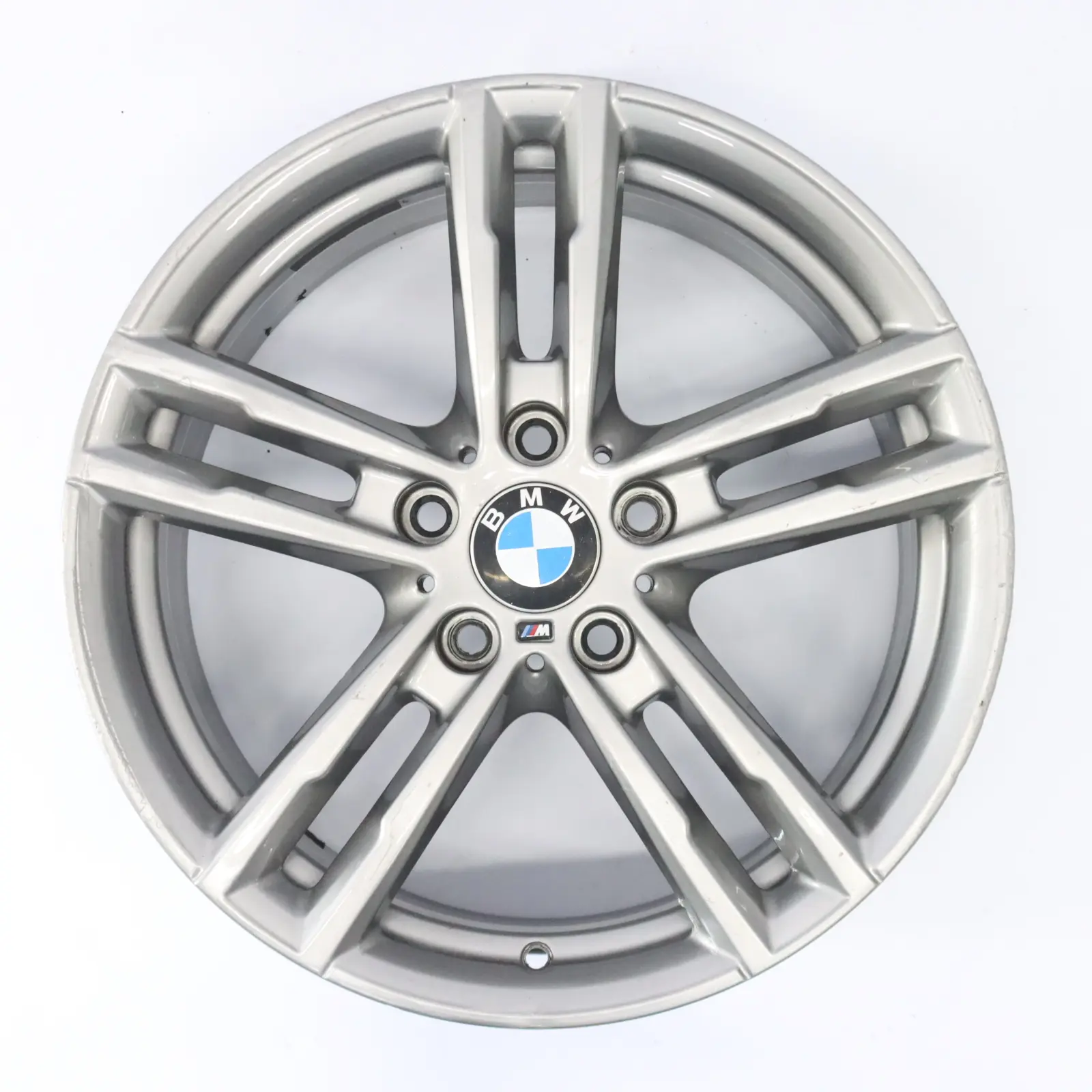 BMW F20 Cerchio anteriore lega grigio ferrico 18" M doppie razze 7,5J 8009701