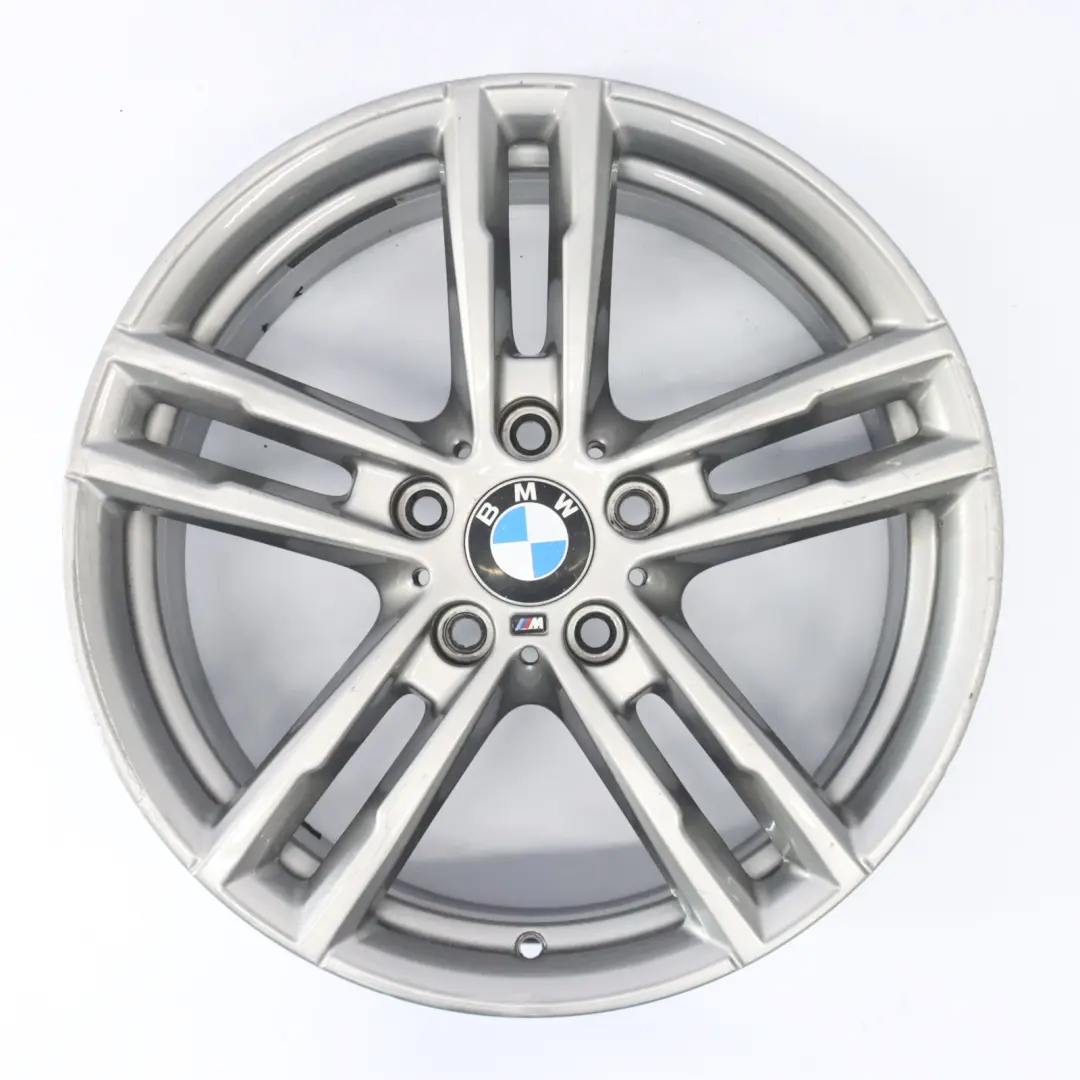 Front Ferric Grey Alloy Wheel Rim 18" M Double Spoke 719 7,5J to BMW F20 with Part number 8009701 BMW F20 Front Ferric Grey Alloy Wheel Rim 18" M Double Spoke 719 7,5J - SKU 8009701-1 - Part number 8009701