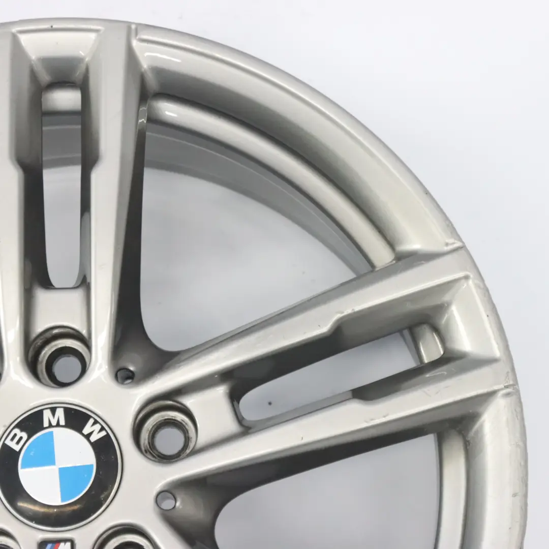 Front Ferric Grey Alloy Wheel Rim 18" M Double Spoke 719 7,5J to BMW F20 with Part number 8009701 BMW F20 Front Ferric Grey Alloy Wheel Rim 18" M Double Spoke 719 7,5J - SKU 8009701-1 - Part number 8009701