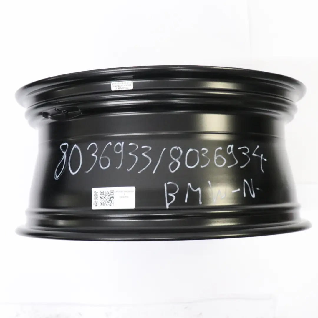 BMW E90 E91 E92 E93 Komplet Felg Aluminiowych Czarne 18" M Spider Spoke 193 - SKU 8036933/8036934-3 - Numer Części 8036933/8036934