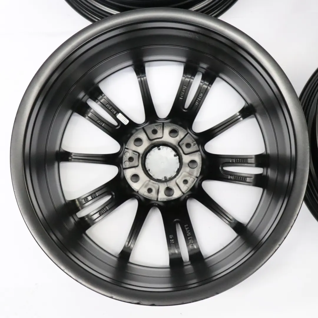 BMW E90 E91 E92 E93 Komplet Felg Aluminiowych Czarne 18" M Spider Spoke 193 - SKU 8036933/8036934-3 - Numer Części 8036933/8036934