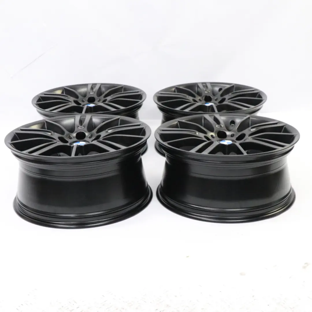 Complete Set 4x Black Wheel Rim 18" M Spider Spoke 193 to BMW E90 E91 E92 E93 with Part number 8036933/8036934 BMW E90 E91 E92 E93 Complete Set 4x Black Wheel Rim 18" M Spider Spoke 193 - SKU 8036933/8036934-3 - Part number 8036933/8036934