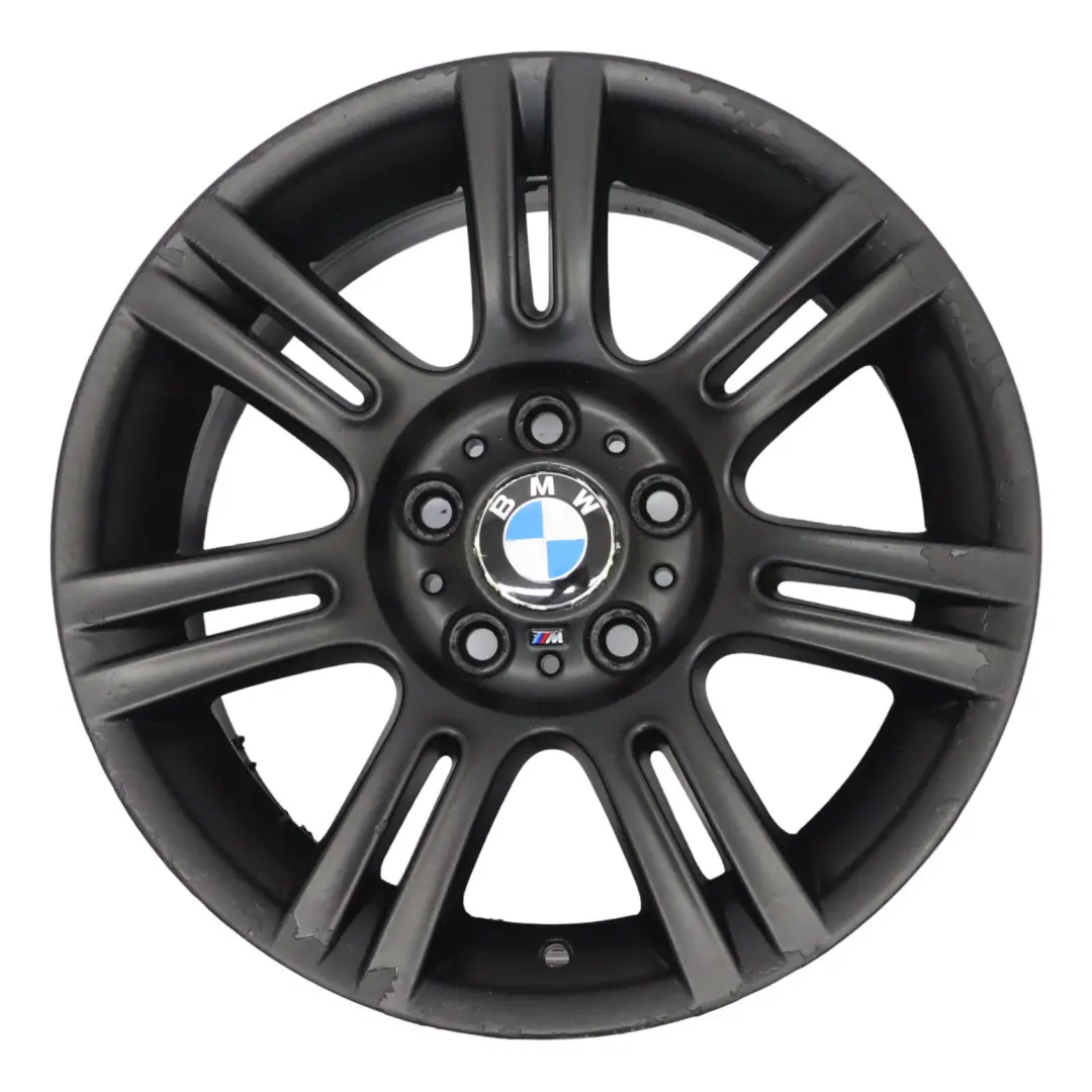 Cerchio in lega nero M doppie razze 194 17" ET:34 8J per BMW E90 E91 E92 con numero di parte 8036935 BMW E90 E91 E92 Cerchio in lega nero M doppie razze 194 17" ET:34 8J - SKU 8036935-7 - Numero di parte 8036935