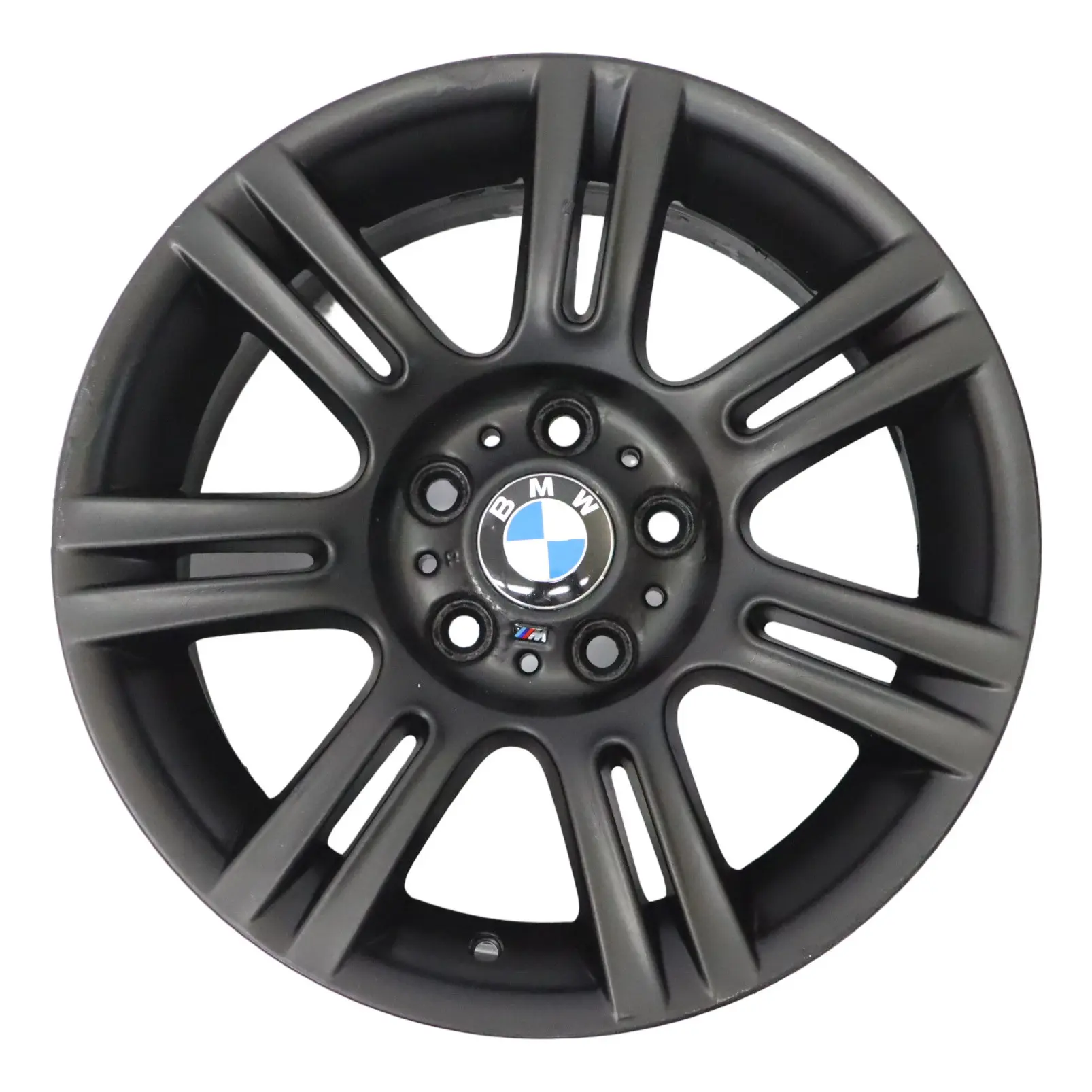 BMW E90 E91 Cerchio posteriore nero in lega M Doppie razze 194 17" ET:37 8,5J