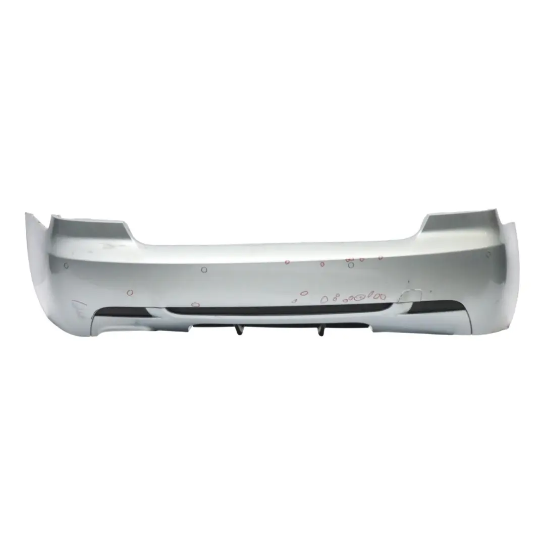 Bumper Coupe Convertible M Sport Silverstone II Metallic - A29 to BMW E92 E93 Rear with Part number 8044934 BMW E92 E93 Rear Bumper Coupe Convertible M Sport Silverstone II Metallic - A29 - SKU 8044934-SIL - Part number 8044934