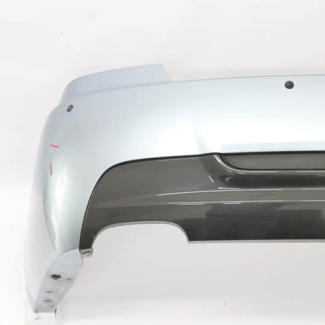 Bumper Coupe Convertible M Sport PDC Bluewater Metallic - 896 to BMW E92 E93 Rear with Part number 8044934 BMW E92 E93 Rear Bumper Coupe Convertible M Sport PDC Bluewater Metallic - 896 - SKU 8044934-WB2 - Part number 8044934