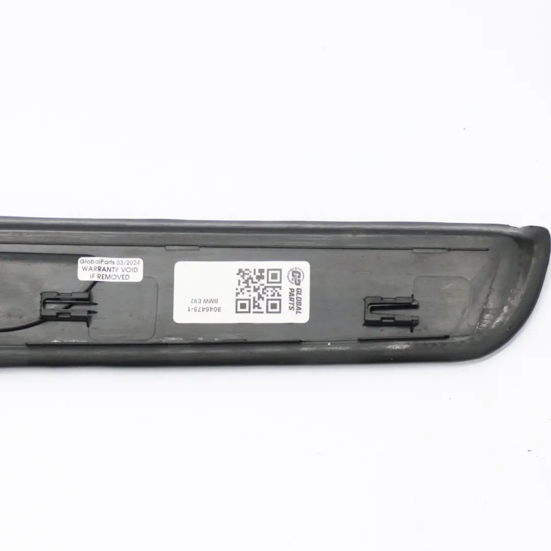 Puerta Delantera Izquierda Entrada Sill Tapa 7900751 para BMW E92 E93 M3 con número de pieza 8046475 BMW E92 E93 M3 Puerta Delantera Izquierda Entrada Sill Tapa 7900751 - SKU 8046475-1 - Número de pieza 8046475