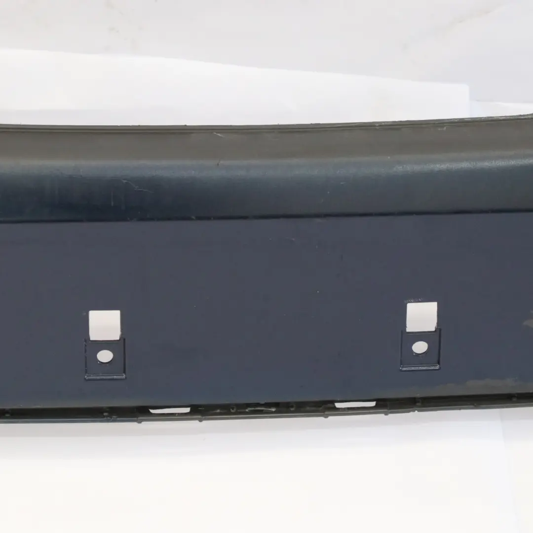 Bumper Diffuser BMW F20 F21 M Sport Bottom Trim Panel Tiefseeblau - A76 to Rear with Part number 8050769 Rear Bumper Diffuser BMW F20 F21 M Sport Bottom Trim Panel Tiefseeblau - A76 - SKU 8050769-DSB - Part number 8050769