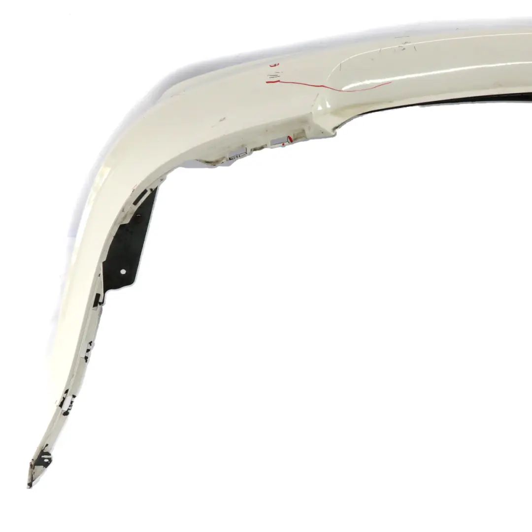 Bumper M Sport Look Coupe Trim Panel Alpinweiss White - 300 TAIWAN to BMW E82 Rear with Part number 8053878 BMW E82 Rear Bumper M Sport Look Coupe Trim Panel Alpinweiss White - 300 TAIWAN - SKU 8053878-AW - Part number 8053878