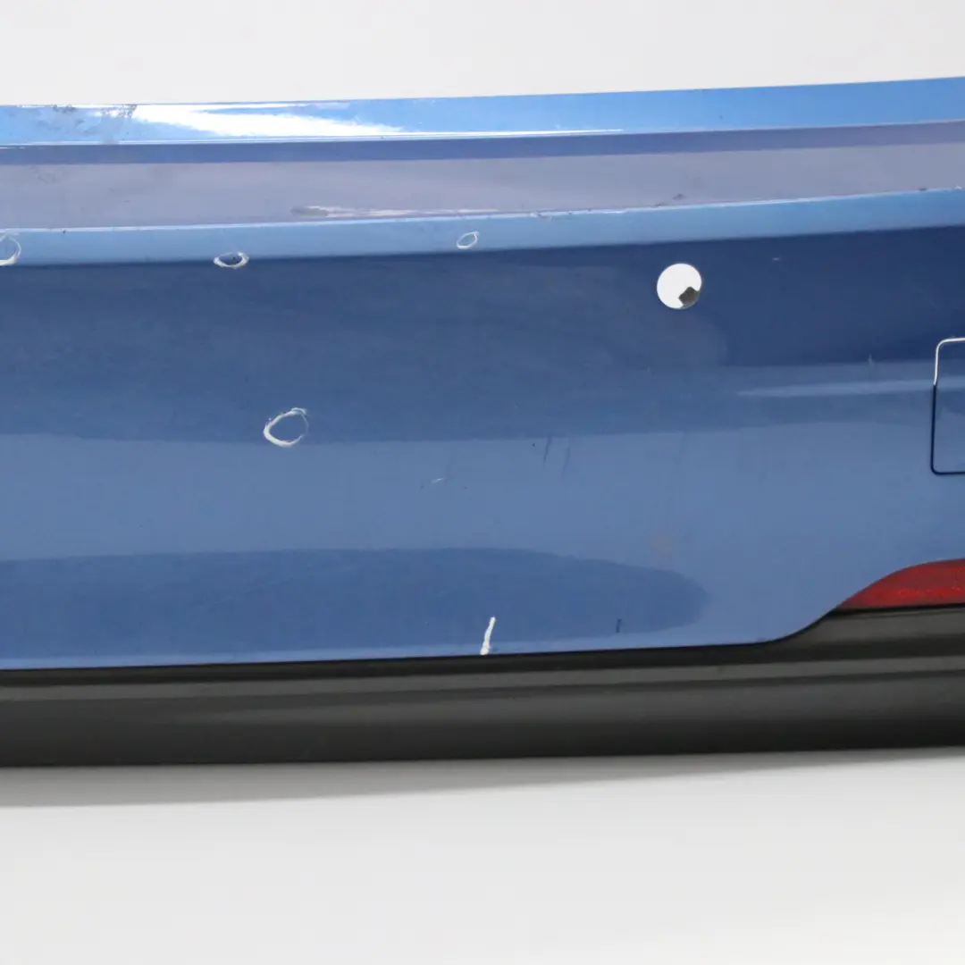BMW F31 Touring M Sport Rear Bumper Trim Panel PDC Estorilblau Blue - B45 - SKU 8056577-EB - Part number 8056577