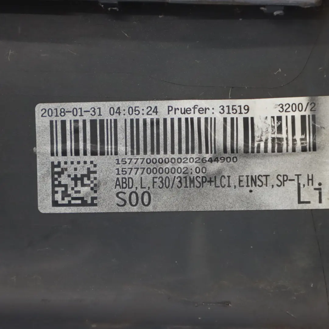 BMW F30 F31 Side Skirt M Sport Sill Strip Left N/S Mineral Grey Metallic - B39 - SKU 8056579-MG2 - Part number 8056579