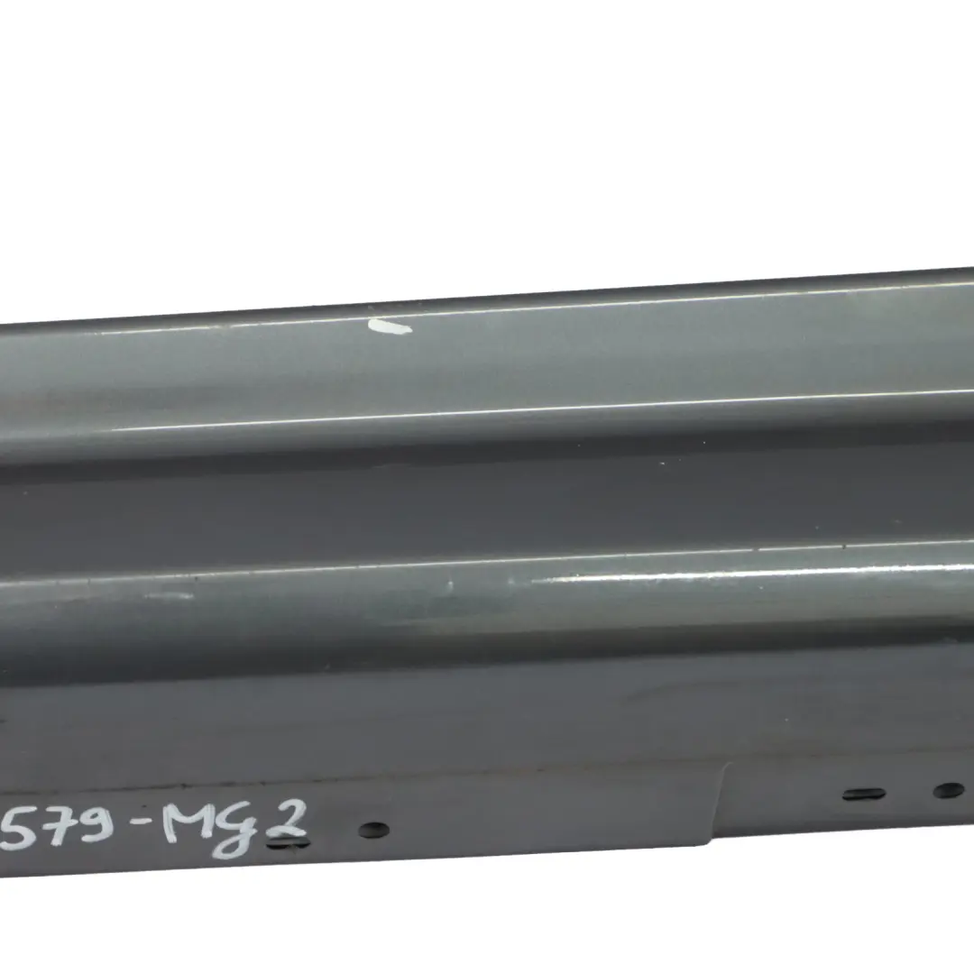 BMW F30 F31 Side Skirt M Sport Sill Strip Left N/S Mineral Grey Metallic - B39 - SKU 8056579-MG2 - Part number 8056579