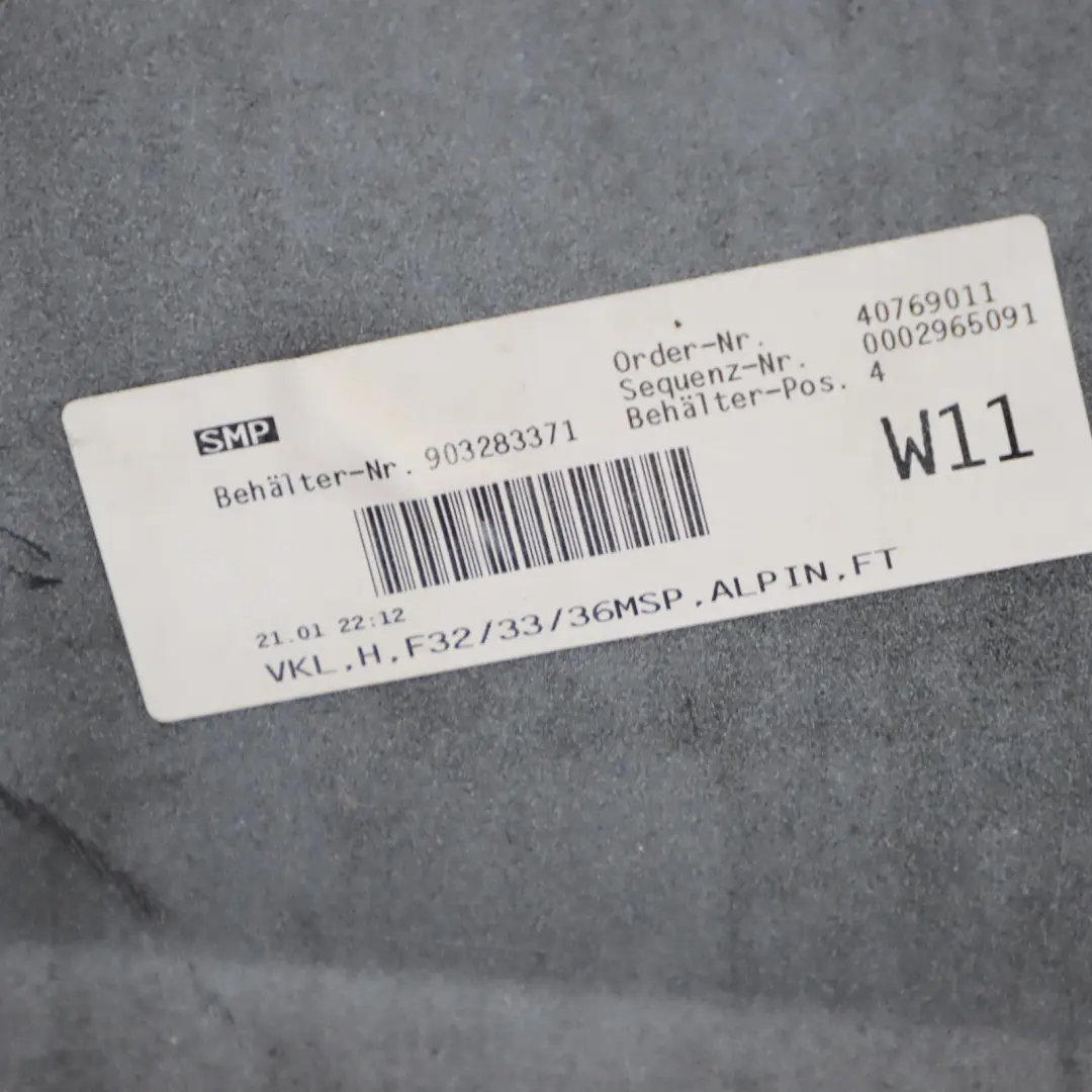 Bumper Trim Panel PDC Alpinweiss Alpine White - 300 to BMW F32 F33 M Sport Rear with Part number 8060889 BMW F32 F33 M Sport Rear Bumper Trim Panel PDC Alpinweiss Alpine White - 300 - SKU 8060889-AW5 - Part number 8060889