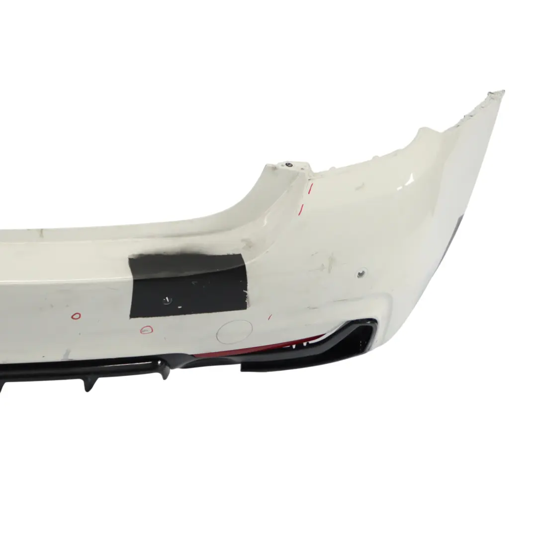 Bumper Trim Panel PDC Alpinweiss Alpine White - 300 to BMW F32 F33 M Sport Rear with Part number 8060889 BMW F32 F33 M Sport Rear Bumper Trim Panel PDC Alpinweiss Alpine White - 300 - SKU 8060889-AW5 - Part number 8060889