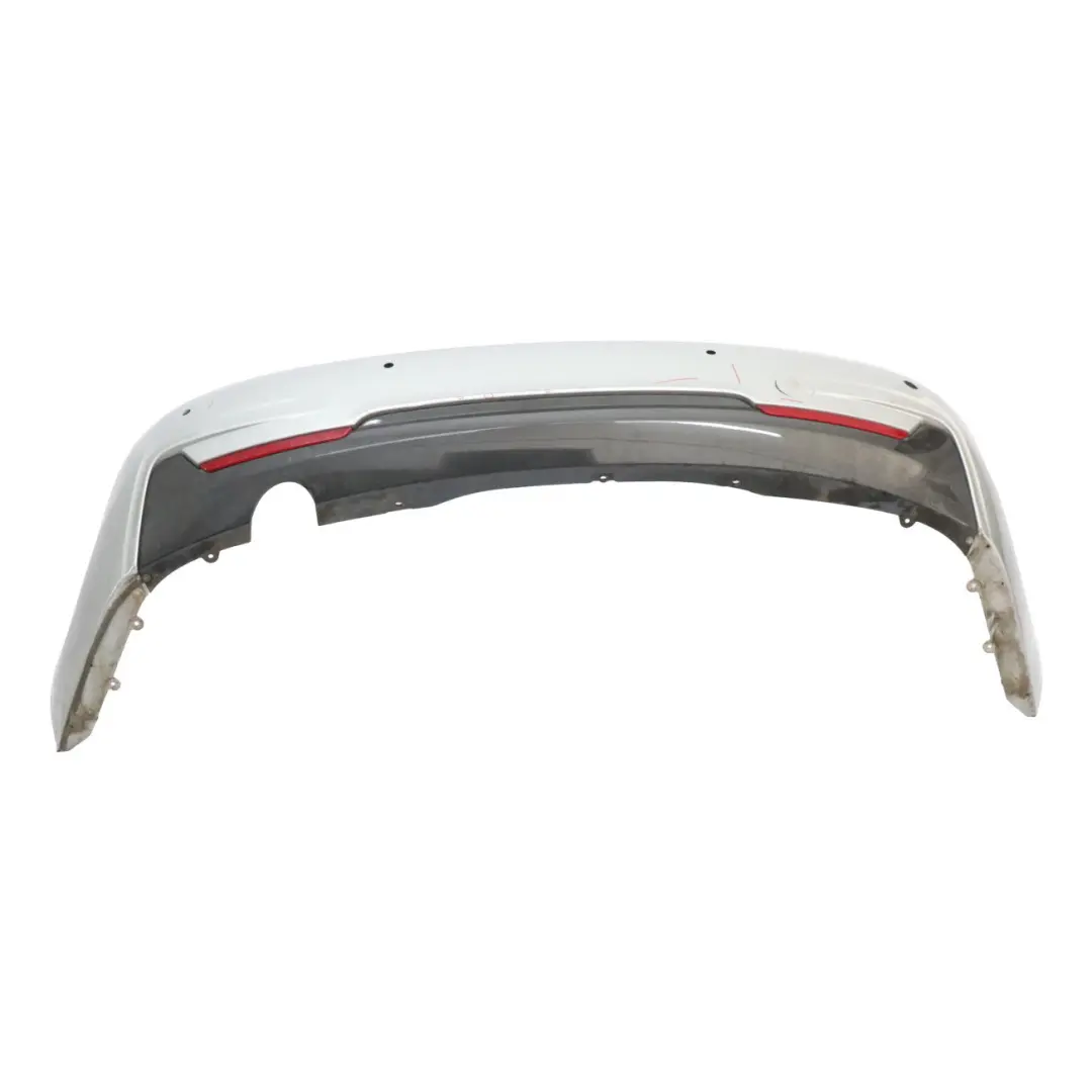 BMW F32 F33 M Sport Rear Bumper Trim Panel PDC Glacier Silver Metallic - A83 - SKU 8060889-GSB - Part number 8060889