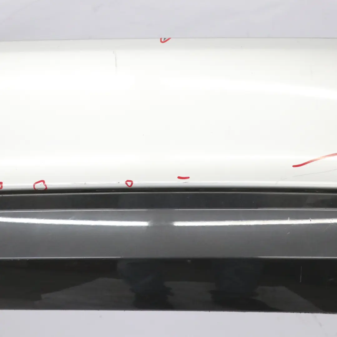 BMW F32 F33 M Sport Rear Bumper Trim Panel PDC Glacier Silver Metallic - A83 - SKU 8060889-GSB - Part number 8060889
