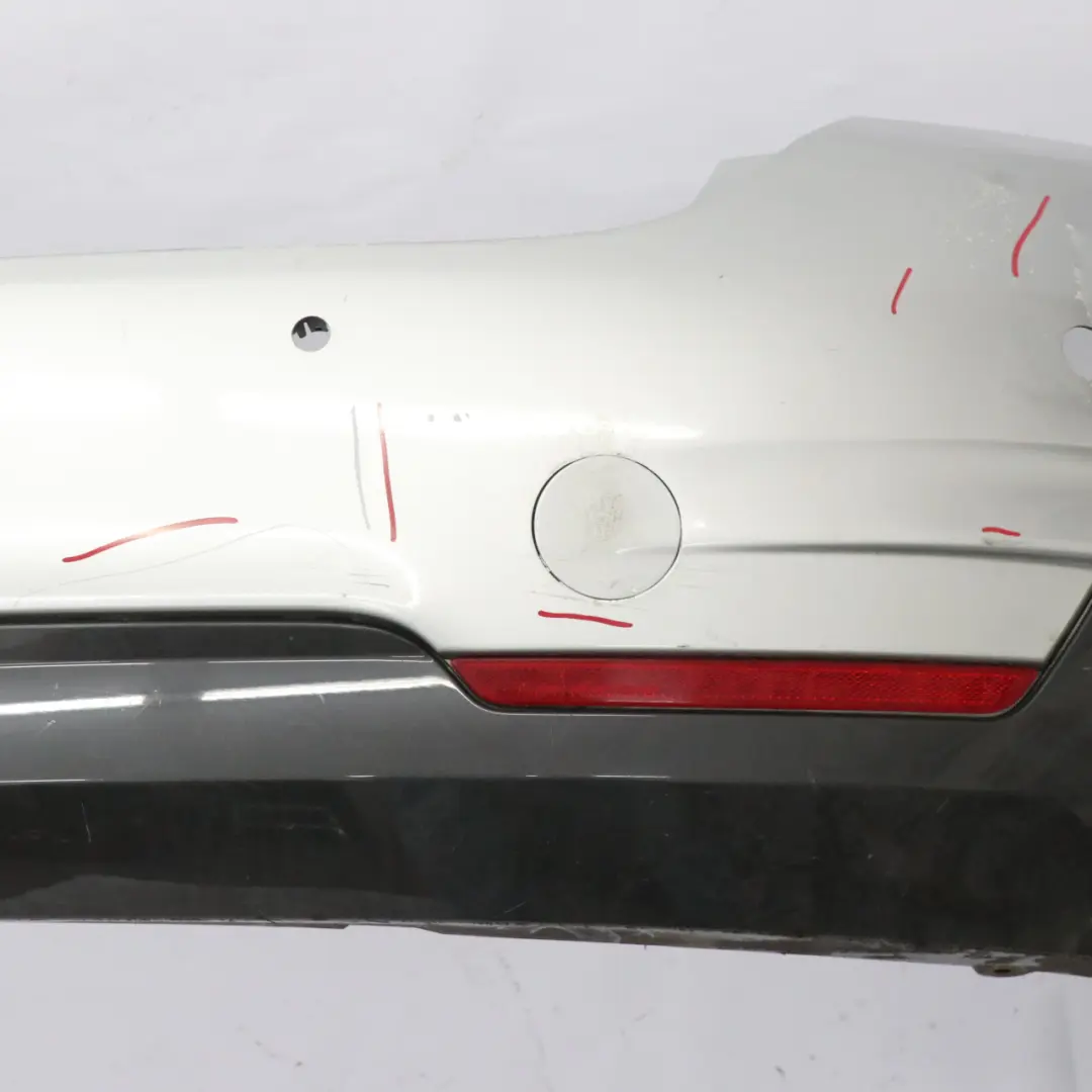 BMW F32 F33 M Sport Rear Bumper Trim Panel PDC Glacier Silver Metallic - A83 - SKU 8060889-GSB - Part number 8060889