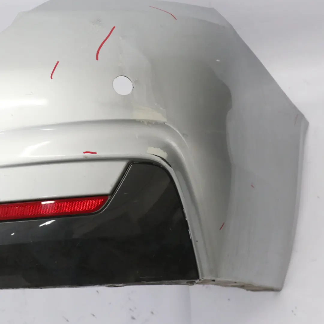 BMW F32 F33 M Sport Rear Bumper Trim Panel PDC Glacier Silver Metallic - A83 - SKU 8060889-GSB - Part number 8060889
