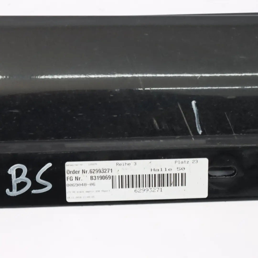 BMW G30 F90 M5 Próg Listwa Progowa Prawa G30 Black Sapphire Czarny - 475 - SKU 8073134-BS - Numer Części 8073134