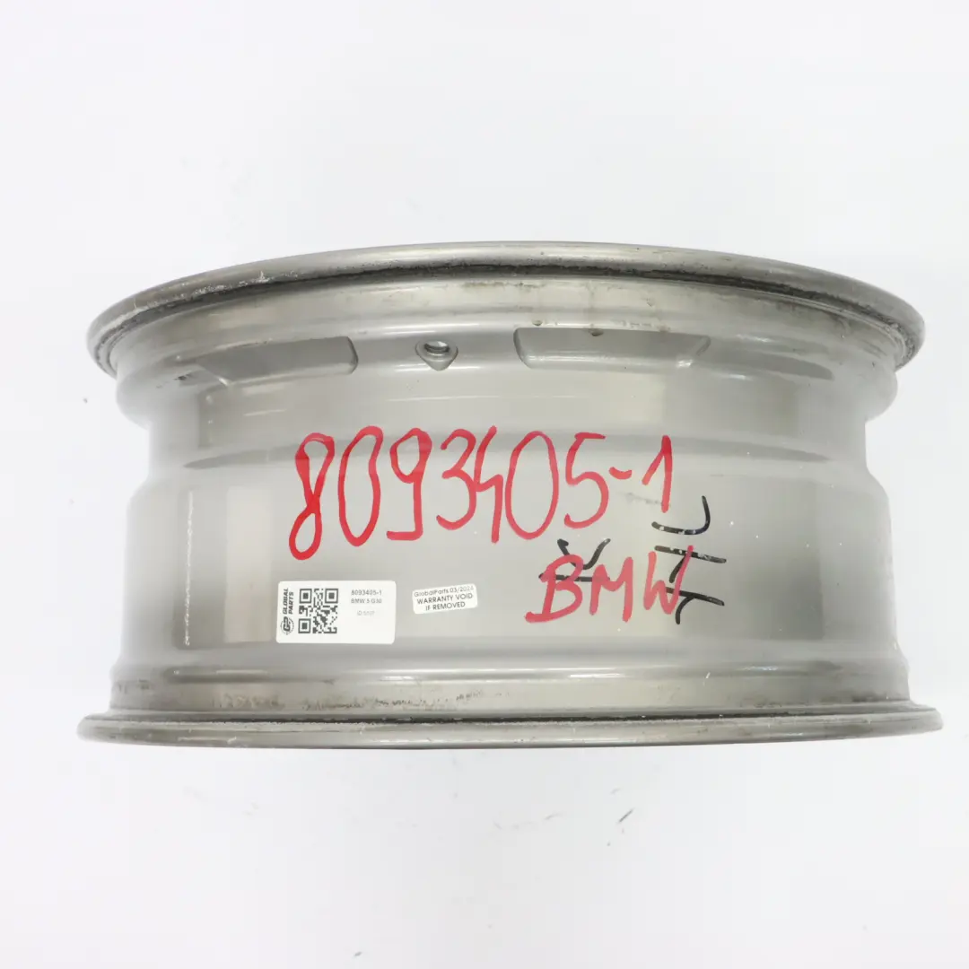 BMW G30 Ferric Grey Alloy Wheel Rim 18" 8J ET:30 Double Spoke 662M - SKU 8093405-1 - Part number 8093405
