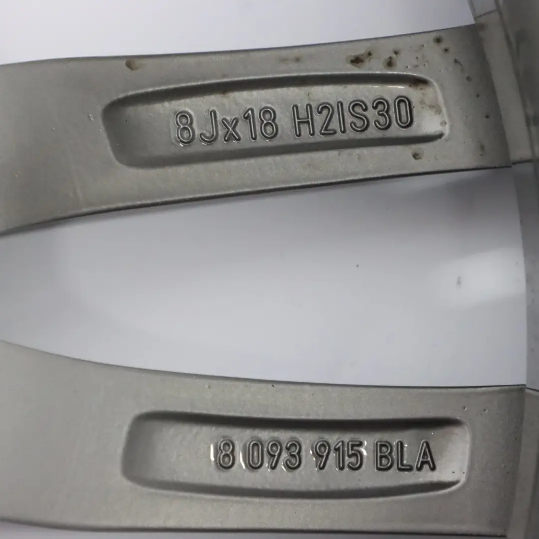  Llanta de aleación BMW G30 Gris Férrico 18" 8J ET:30 Doble Radio 662M - SKU 8093405-1 - Número de pieza 8093405