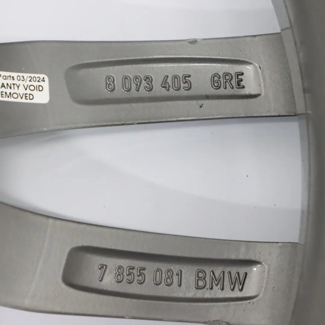Felga Aluminiowa Ferric Grey 18" 8J ET:30 662M do BMW G30 o numerze 8093405 BMW G30 Felga Aluminiowa Ferric Grey 18" 8J ET:30 662M - SKU 8093405-1 - Numer Części 8093405