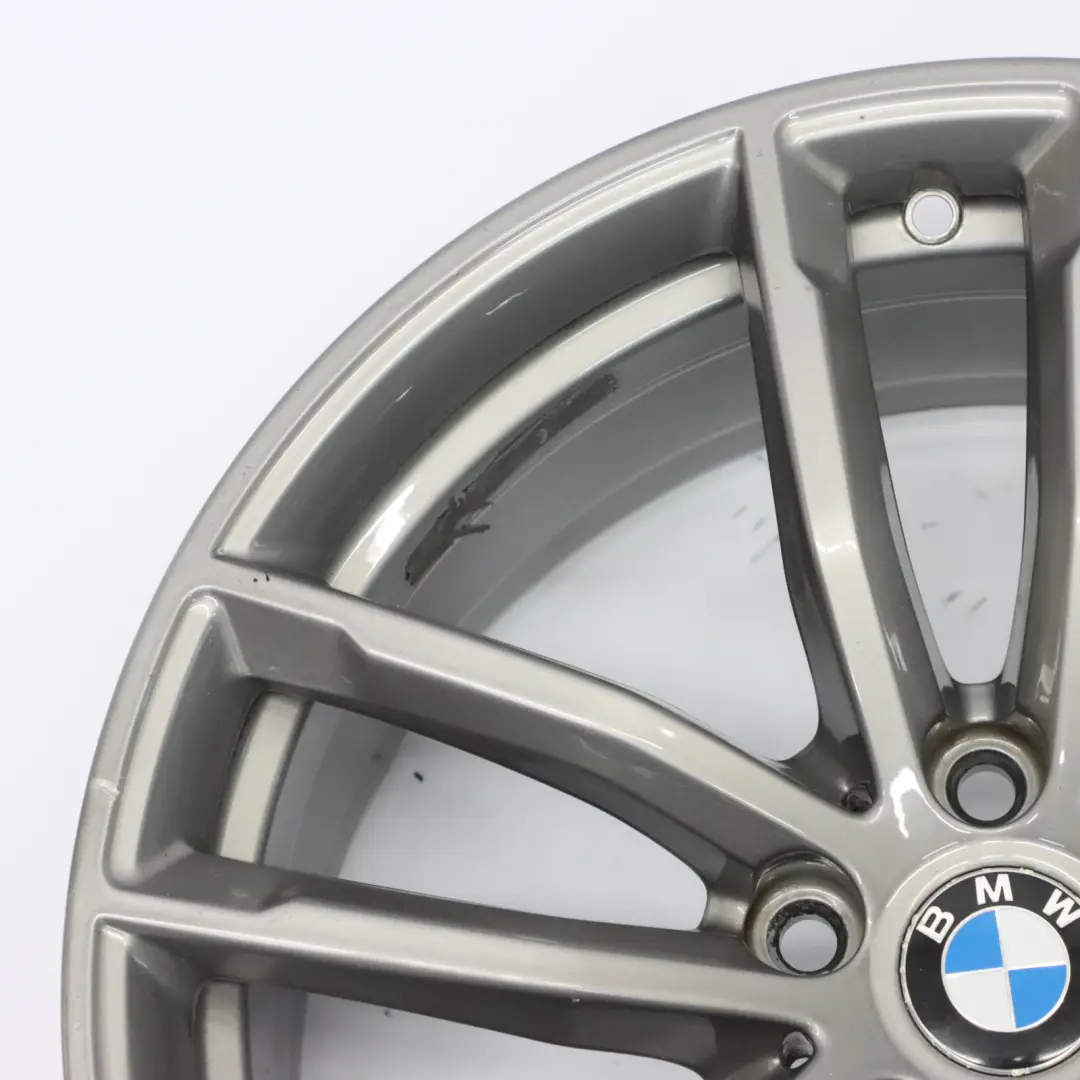 BMW G30 Ferric Grey Alloy Wheel Rim 18" 8J ET:30 Double Spoke 662M - SKU 8093405-1 - Part number 8093405