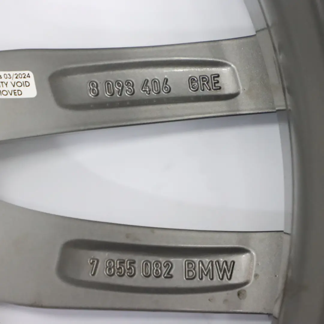 Llanta Aleación Gris Férrico Trasera BMW G30 18" 9J ET:44 Doble Radio para con número de pieza 8093406 Llanta Aleación Gris Férrico Trasera BMW G30 18" 9J ET:44 Doble Radio - SKU 8093406-1 - Número de pieza 8093406