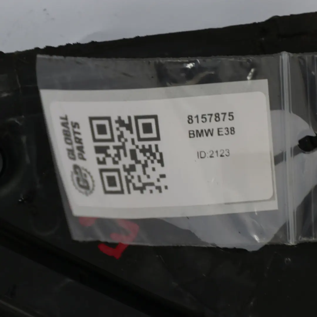 BMW E38 Front Left N/S Door Glass Inner Seal Mirror Triangle Cover - SKU 8157875 - Part number 8157875