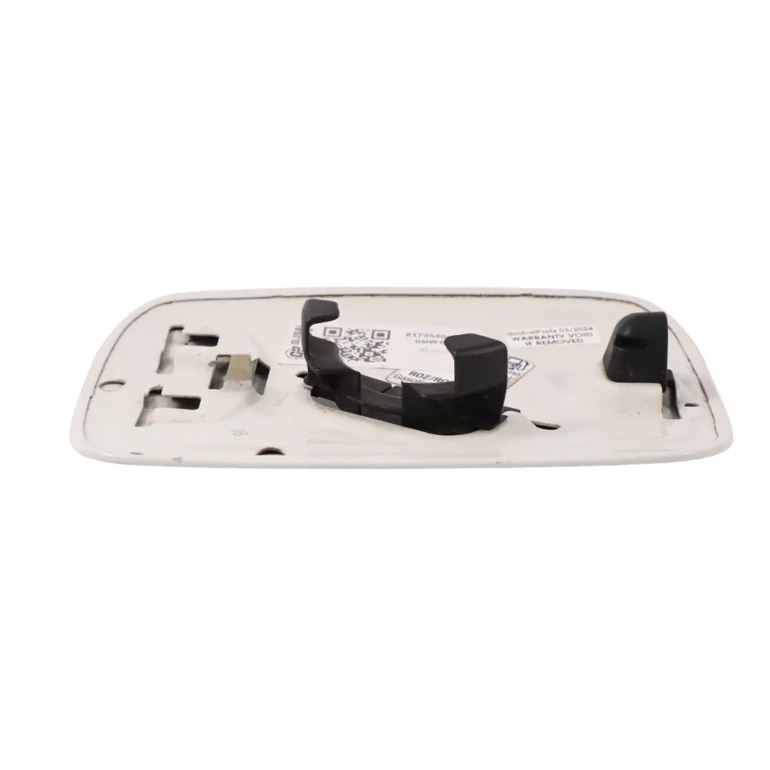 BMW E38 Fuel Fill In Flap Filler Cover Cap Alpinweiss Alpine White 3 - 300 - SKU 8170540-AW - Part number 8170540