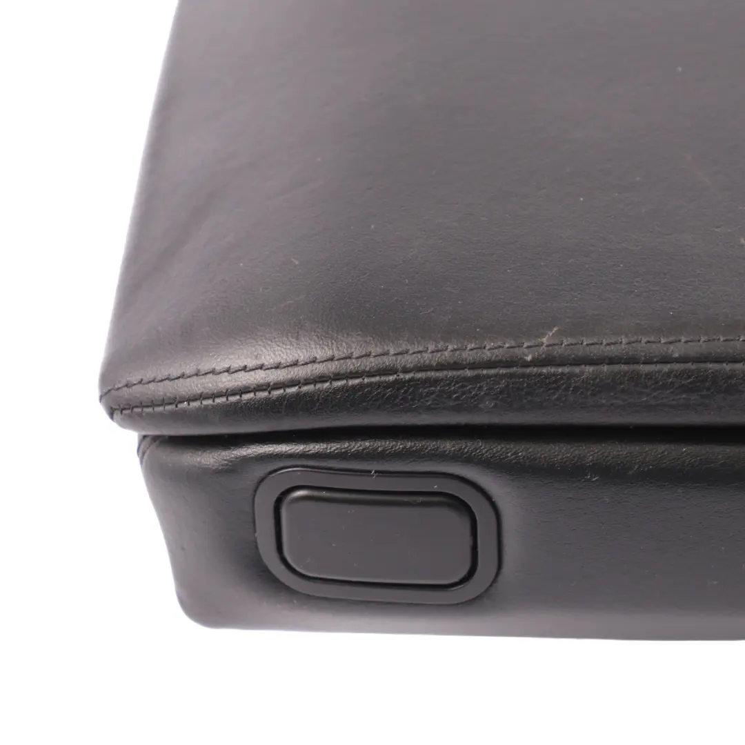 Consola Central Apoyabrazos Reposabrazos Cubierta Cuero Negro para BMW E38 con número de pieza 8174626 BMW E38 Consola Central Apoyabrazos Reposabrazos Cubierta Cuero Negro - SKU 8174626 - Número de pieza 8174626