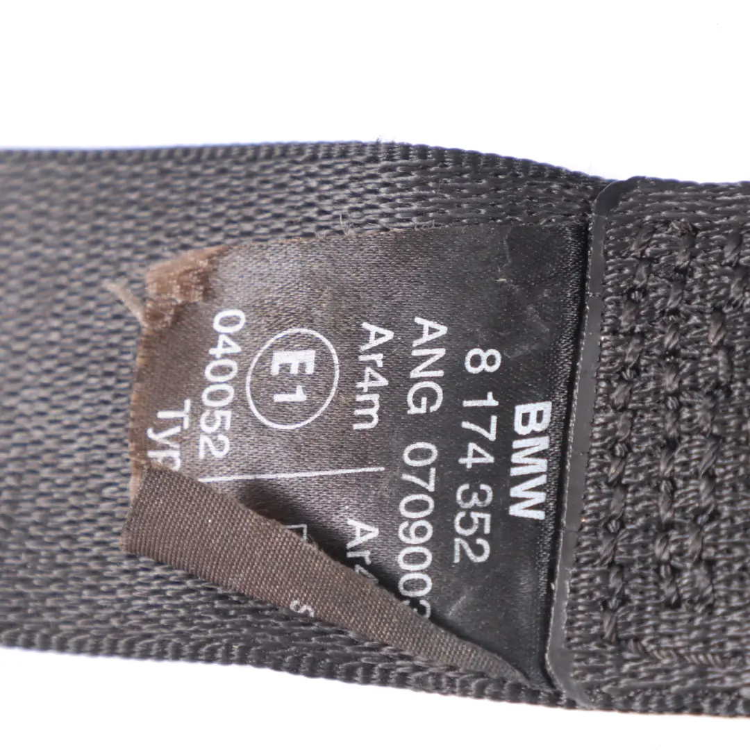  Upper Seat Belt BMW E38 Rear Bench Couch Seat Upper Safety Belt - SKU 8174352 - Part number 8174352