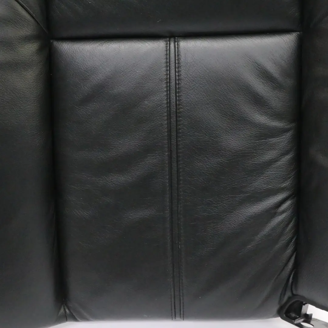 BMW E38 Respaldo del asiento trasero derecho Cubierta de cuero negro Montana - SKU 8177320 - Número de pieza 8177320
