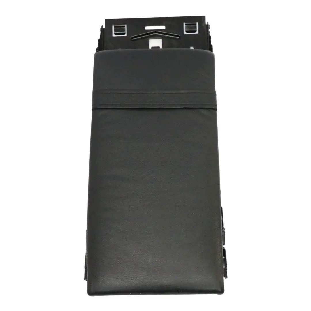 BMW E38 Rear Seat Armrest Arm Rest Trim Cover Black Leather Montana - SKU 8199853 - Part number 8199853