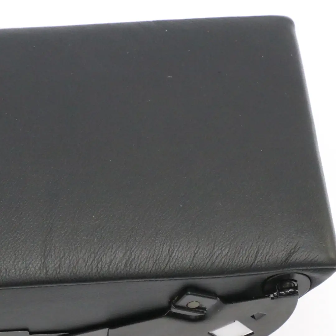 BMW E38 Rear Seat Armrest Arm Rest Trim Cover Black Leather Montana - SKU 8199853 - Part number 8199853