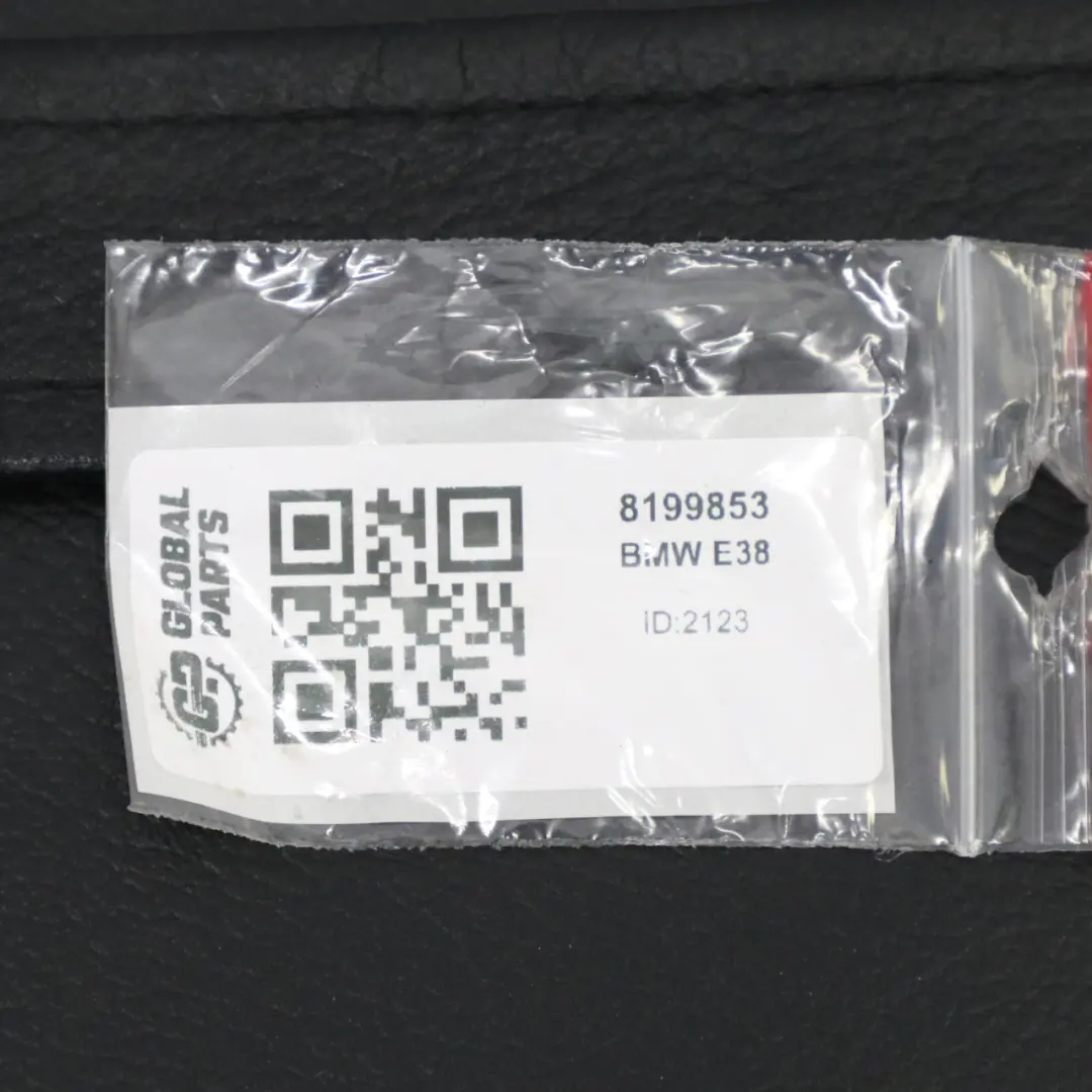 BMW E38 Bracciolo Sedile Posteriore Rivestimento Pelle Nera Montana - SKU 8199853 - Numero di parte 8199853