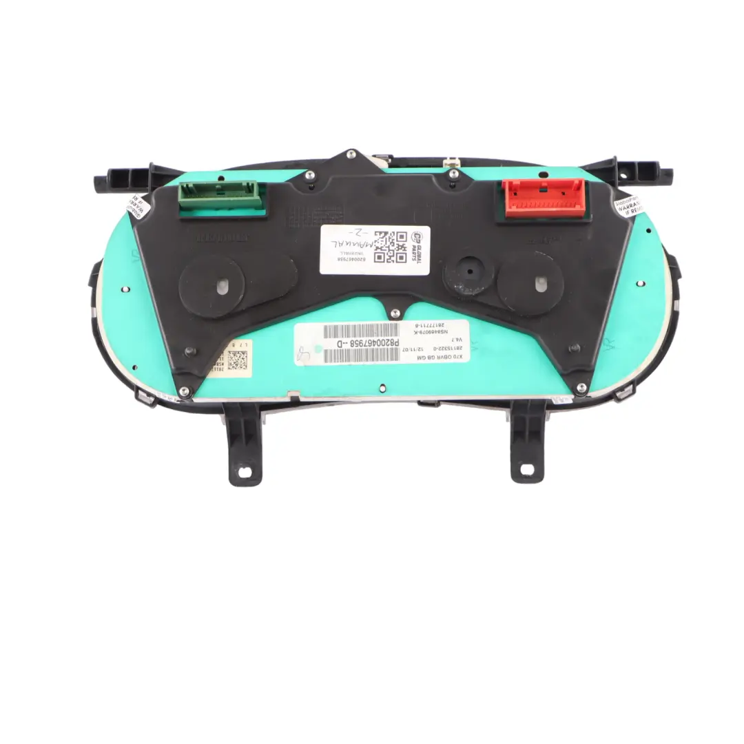 Speedometer Instrument Cluster Manual to Vauxhall Movano Diesel with Part number 8200467958 Vauxhall Movano Diesel Speedometer Instrument Cluster Manual - SKU 8200467958 - Part number 8200467958