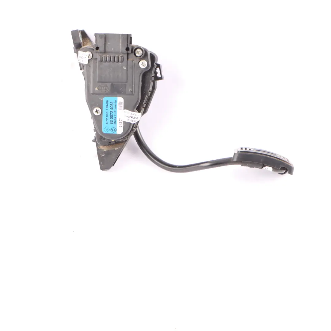 Throttle Pedal Vauxhall Movano A Renault Master II Gas Accelerator to with Part number 8200724063 Throttle Pedal Vauxhall Movano A Renault Master II Gas Accelerator - SKU 8200724063 - Part number 8200724063