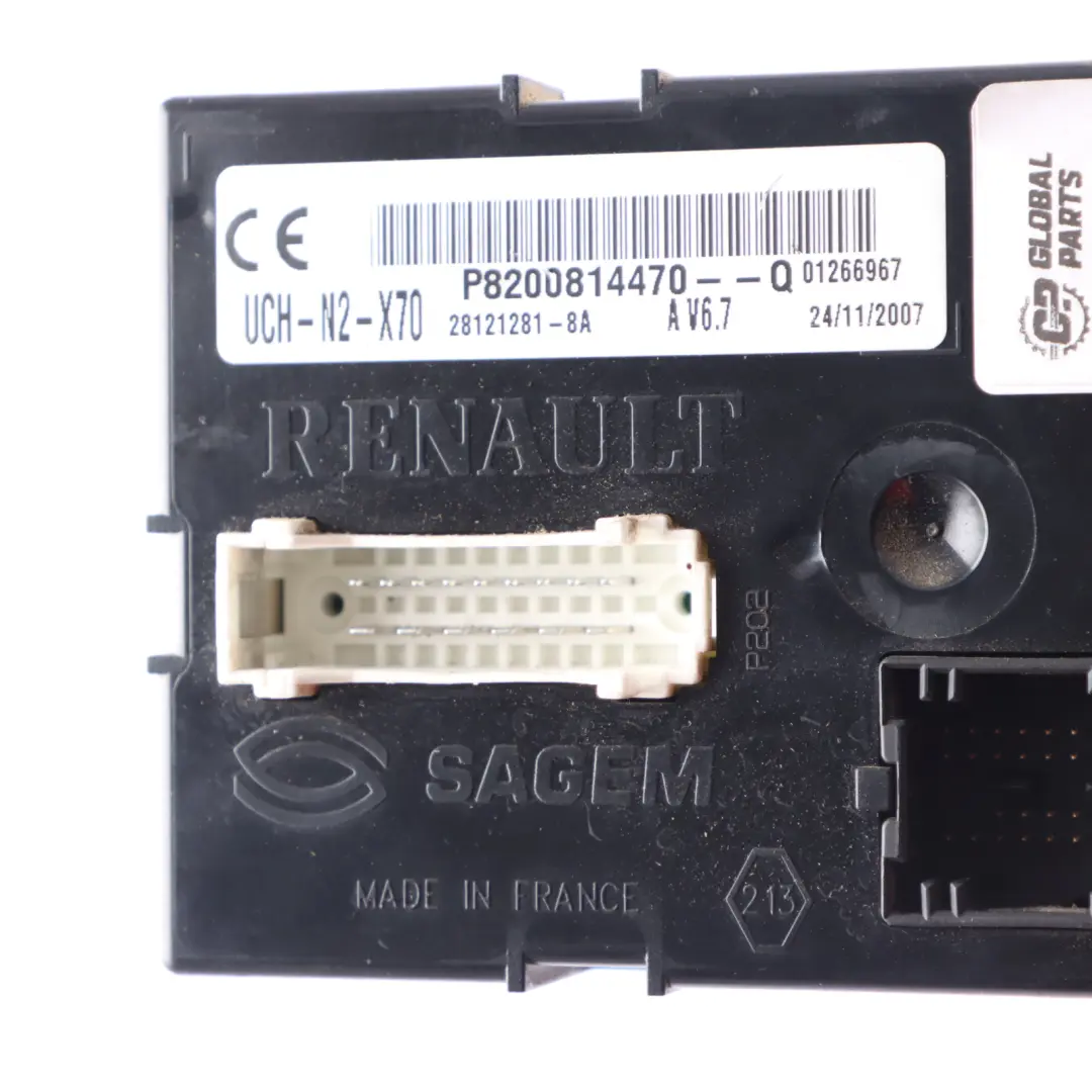 Traffic II Gateway Comfort Control Module to Vauxhall Movano A Renault with Part number 8200814470 Vauxhall Movano A Renault Traffic II Gateway Comfort Control Module - SKU 8200814470 - Part number 8200814470
