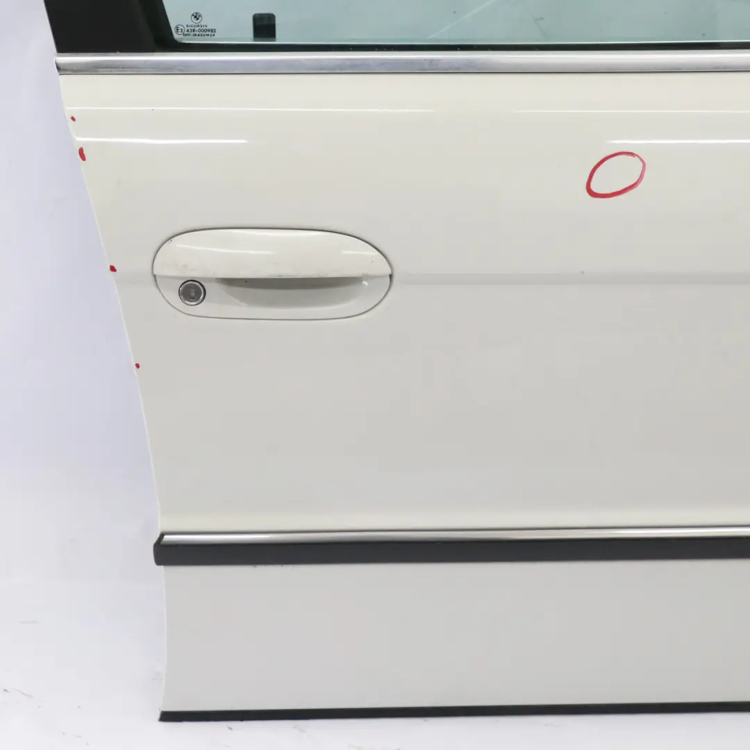 Puerta Delantera Derecha Alpinweiss Alpine Blanco 3 - 300 para BMW E38 con número de pieza 8215310 BMW E38 Puerta Delantera Derecha Alpinweiss Alpine Blanco 3 - 300 - SKU 8215310-AW - Número de pieza 8215310