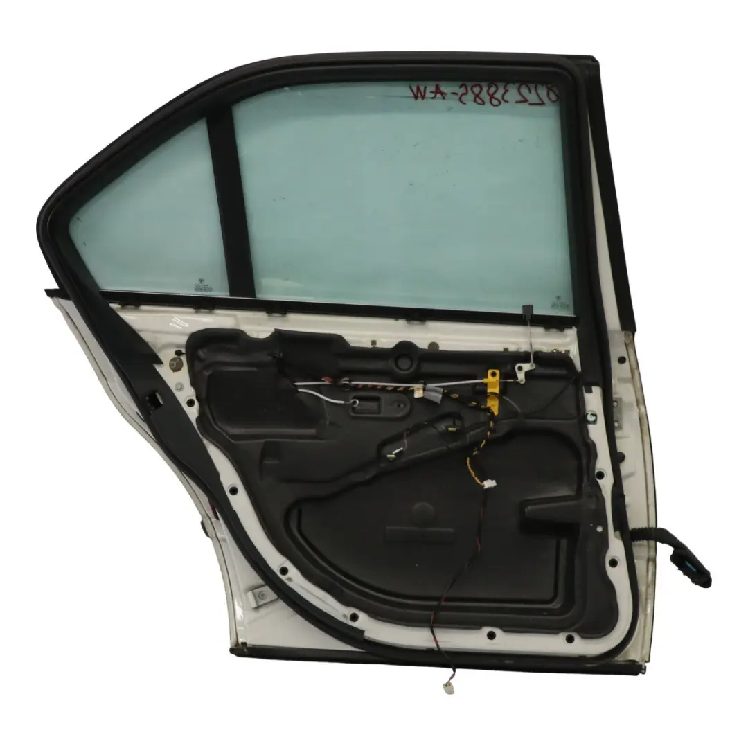 Porta posteriore sinistra Alpinweiss Alpine White 3 - 300 per BMW E38 con numero di parte 8223885 BMW E38 Porta posteriore sinistra Alpinweiss Alpine White 3 - 300 - SKU 8223885-AW - Numero di parte 8223885