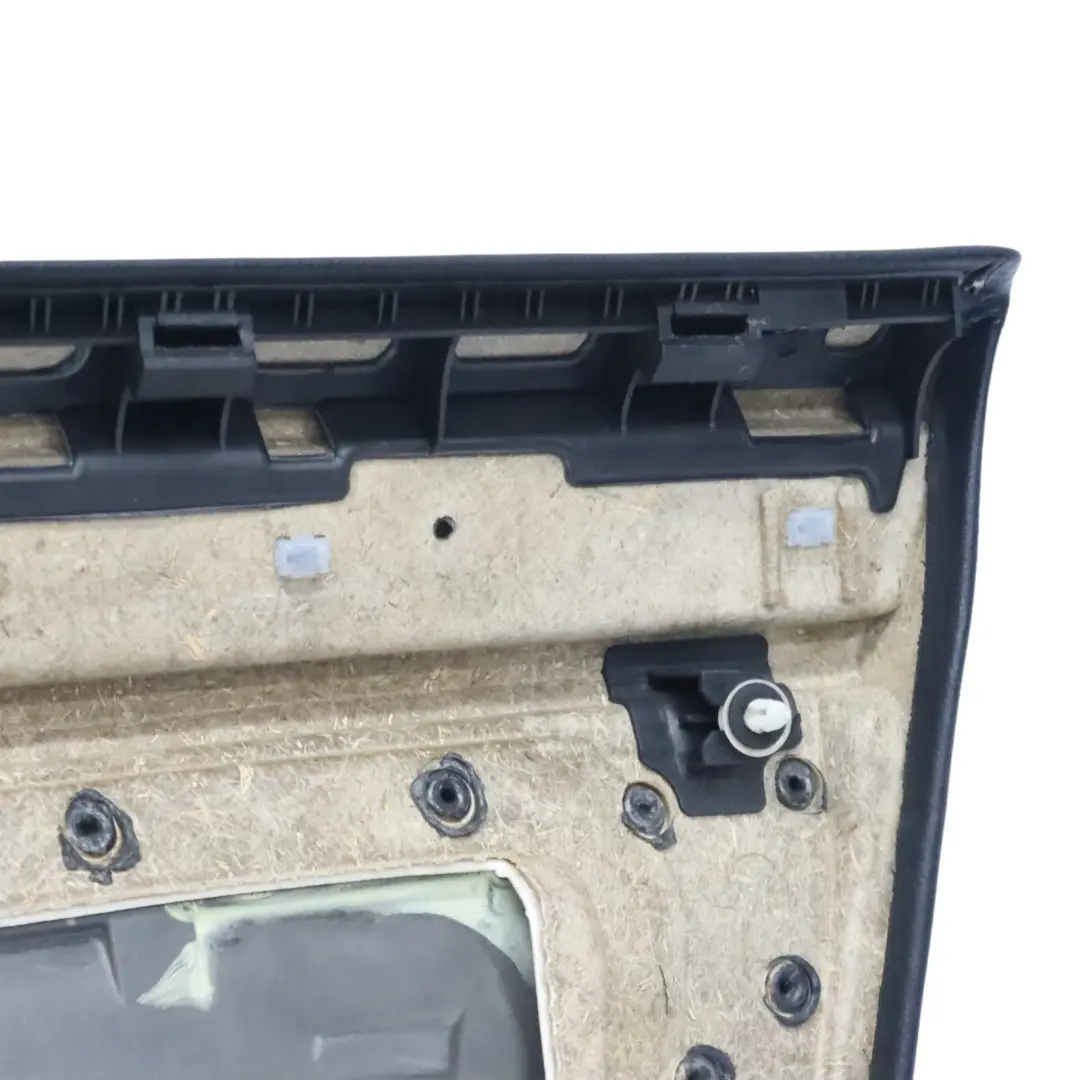 BMW E46 Saloon Touring Front Left N/S Trim Panel Door Card Leather Black - SKU 8224595 - Part number 8224595