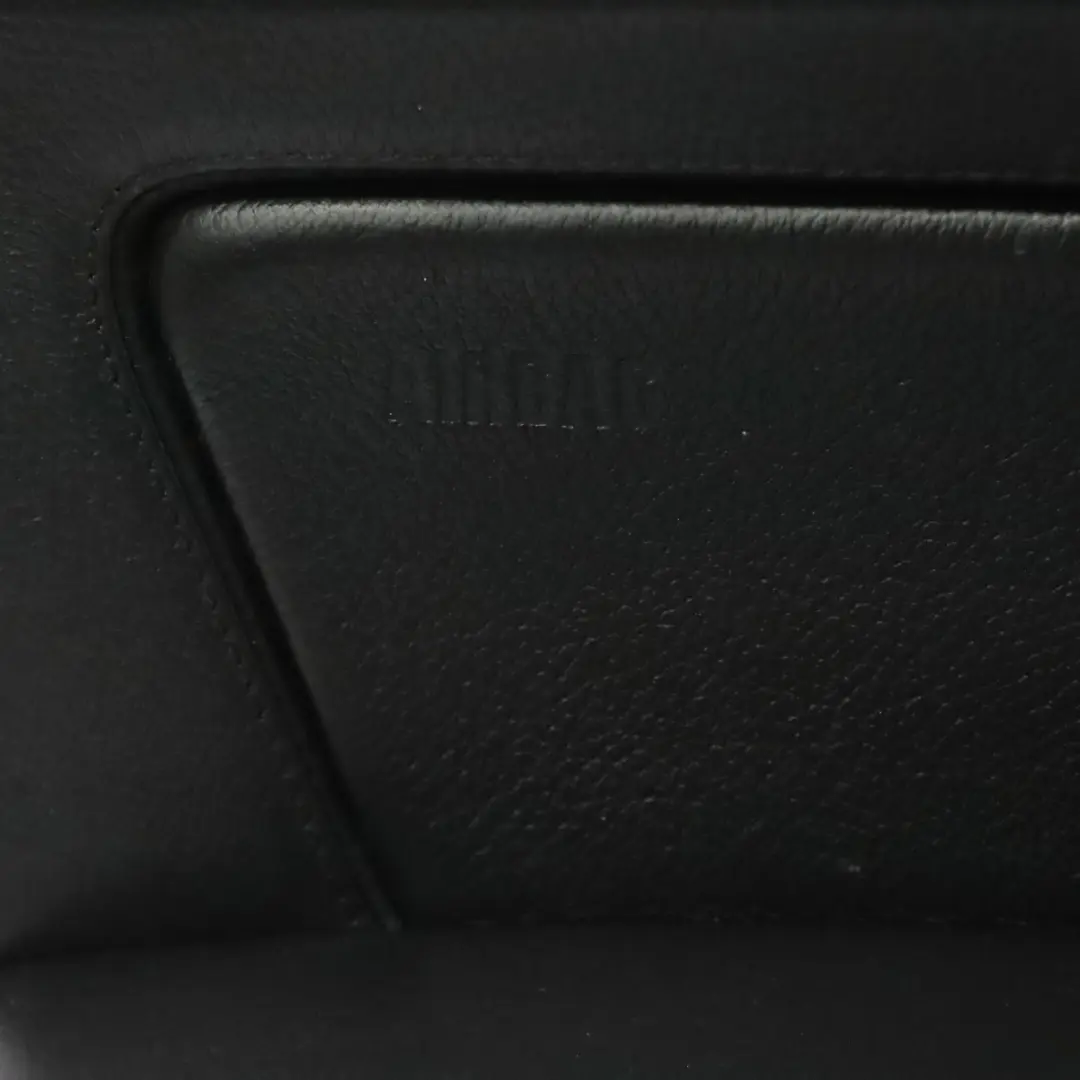 BMW E46 Saloon Touring Front Left N/S Trim Panel Door Card Leather Black - SKU 8224595 - Part number 8224595
