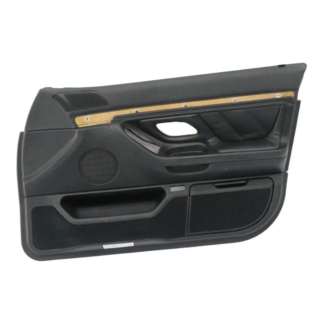 Door Card Front Right O/S Lining Panel Trim Cover Leather Black to BMW E38 with Part number 8227010 BMW E38 Door Card Front Right O/S Lining Panel Trim Cover Leather Black - SKU rhd-8227010 - Part number 8227010