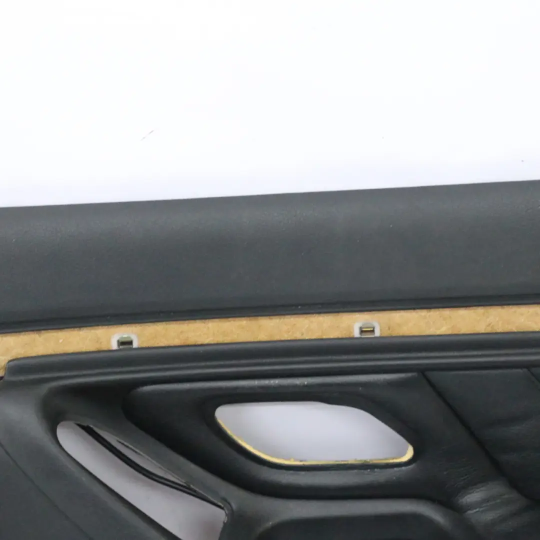 BMW E38 Door Card Front Right O/S Lining Panel Trim Cover Leather Black - SKU rhd-8227010 - Part number 8227010