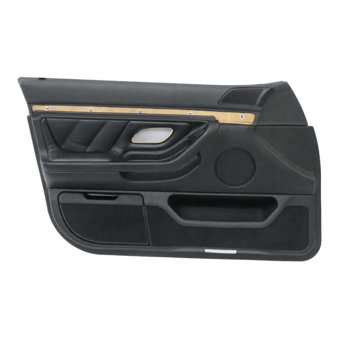 Door Card Front Left N/S Lining Panel Trim Cover Leather Black to BMW E38 with Part number 8227025 BMW E38 Door Card Front Left N/S Lining Panel Trim Cover Leather Black - SKU rhd-8227025 - Part number 8227025