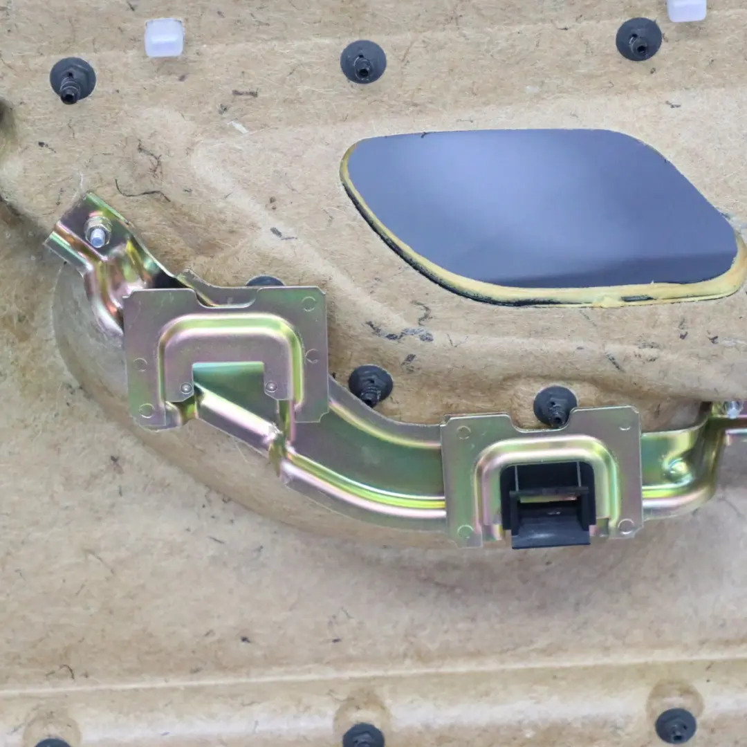 BMW E38 Boczek Panel Drzwi Lewy Tylny Czarna Skóra Montana - SKU 8227157 - Numer Części 8227157