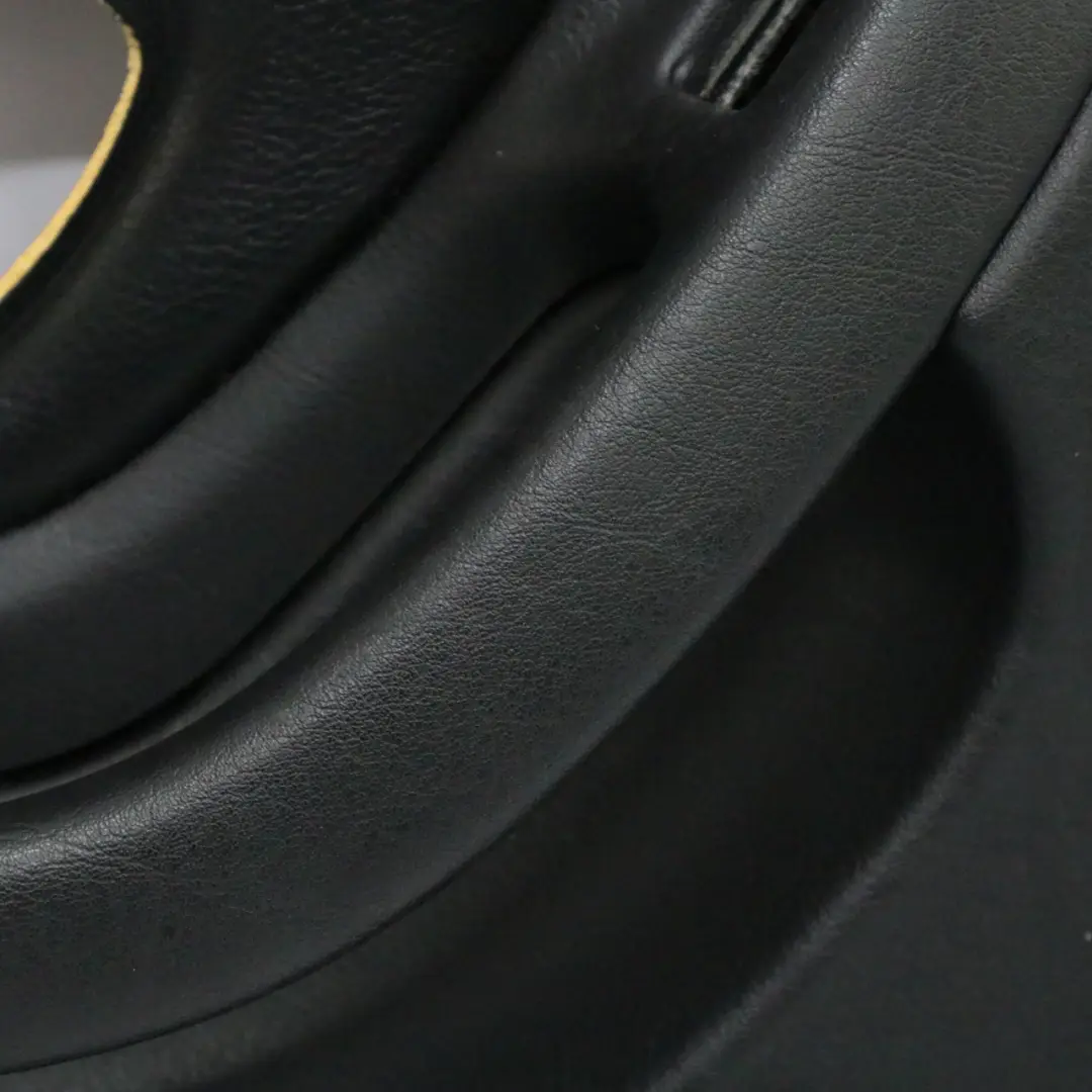 BMW E38 Carte de Porte Arrière Gauche Garniture Panneau Cache Cuir Noir - SKU 8227157 - Numéro de pièce 8227157