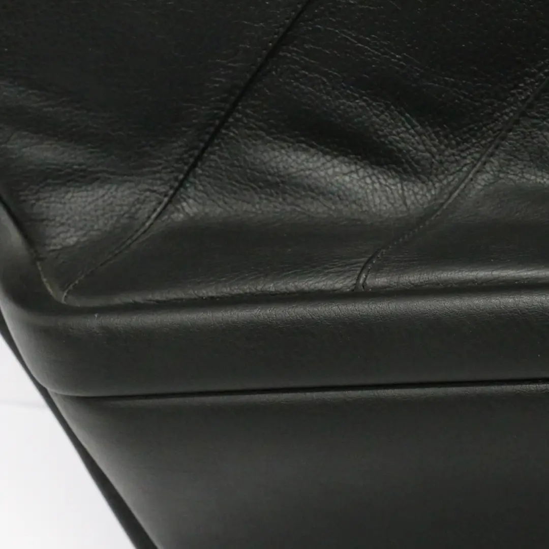 BMW E38 Carte de Porte Arrière Gauche Garniture Panneau Cache Cuir Noir - SKU 8227157 - Numéro de pièce 8227157